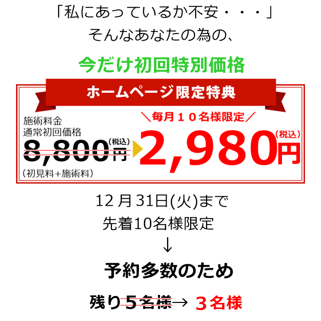 初回特別価格2980円